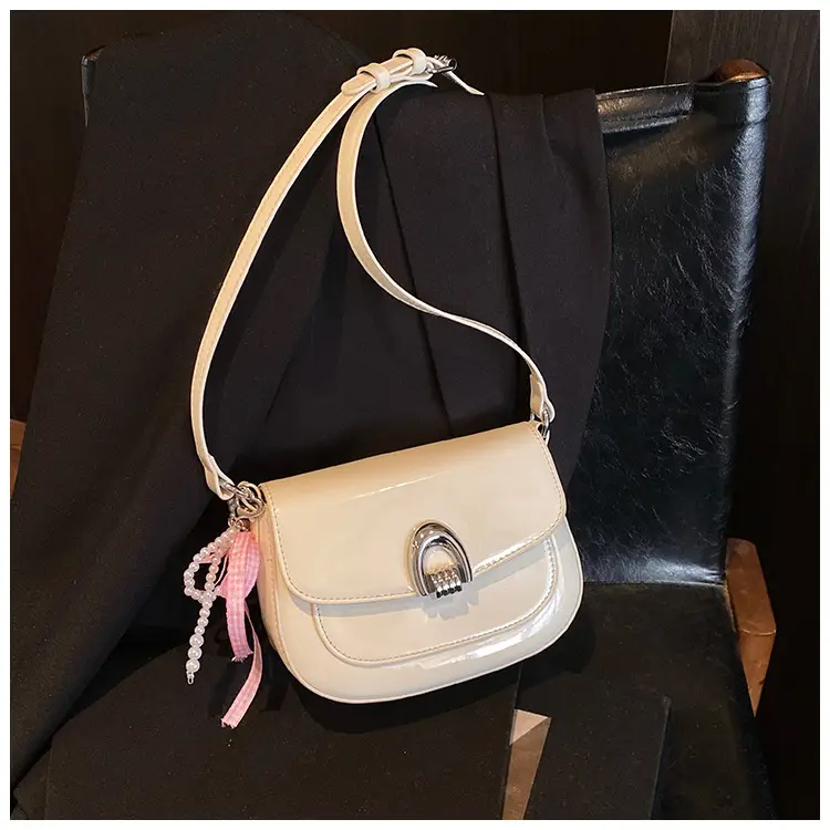 Women's Patent Leather Crossbody Bag Spring Summer 2025 - Image 3