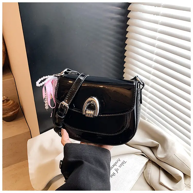 Women's Patent Leather Crossbody Bag Spring Summer 2025 - Image 4