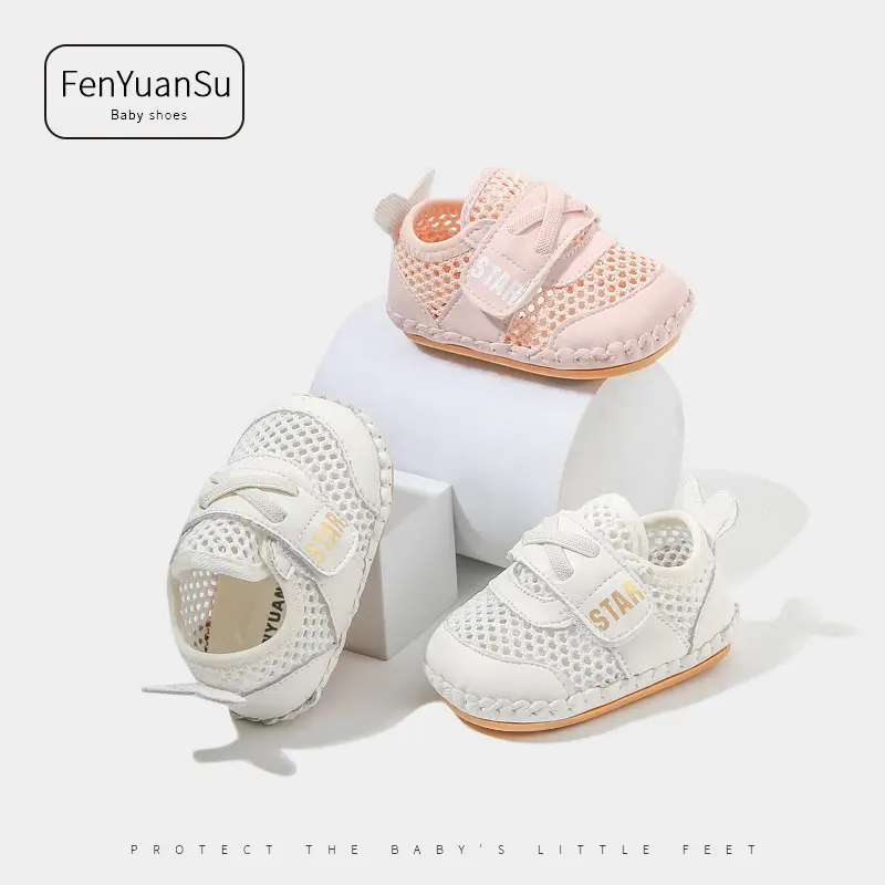 2024 Summer New Baby Sandals Men's Soft Bottom Baby Shoes Breathable Mesh Non-Slip Baby Toddler Shoes Women - Image 3