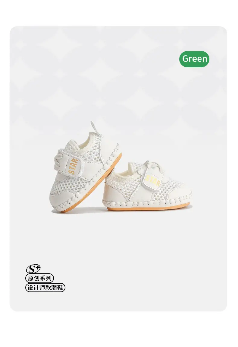 2024 Summer New Baby Sandals Men's Soft Bottom Baby Shoes Breathable Mesh Non-Slip Baby Toddler Shoes Women — feature 17