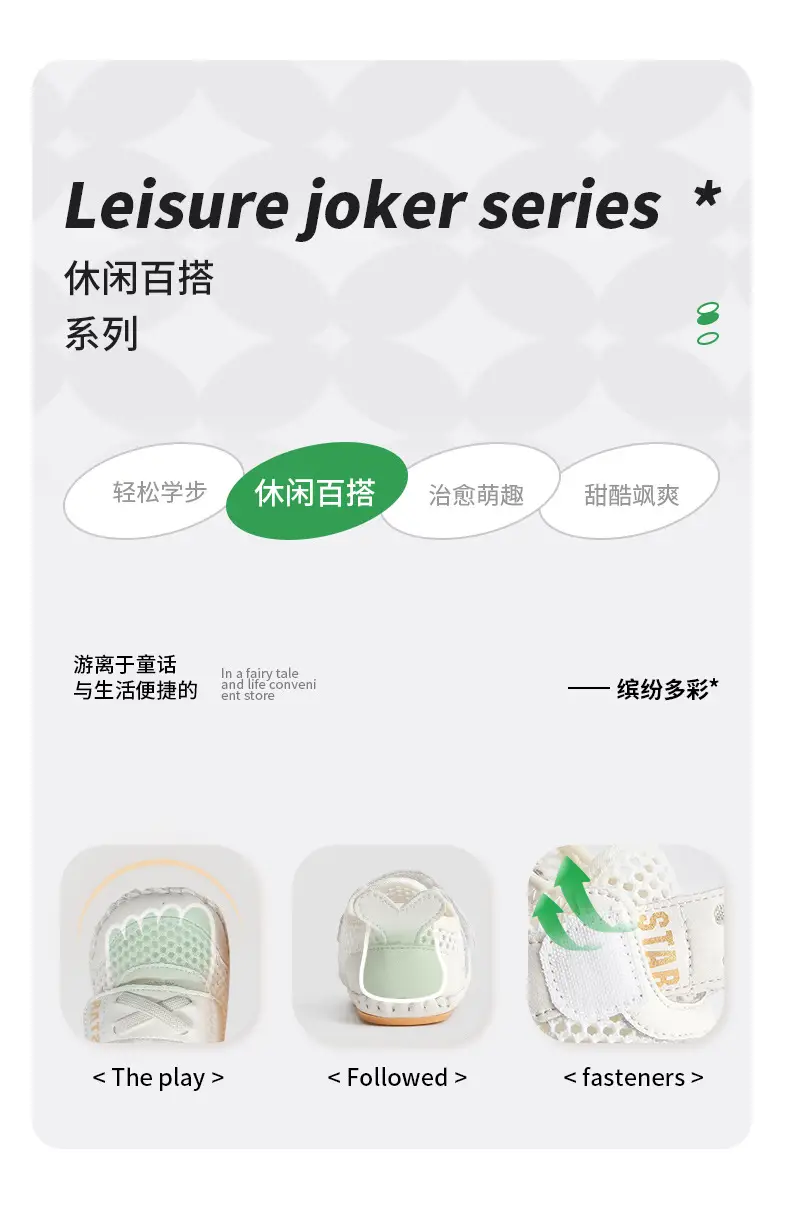 2024 Summer New Baby Sandals Men's Soft Bottom Baby Shoes Breathable Mesh Non-Slip Baby Toddler Shoes Women — feature 9