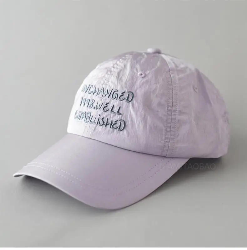 Black Korean-style Baseball Cap for Men Women — feature 1