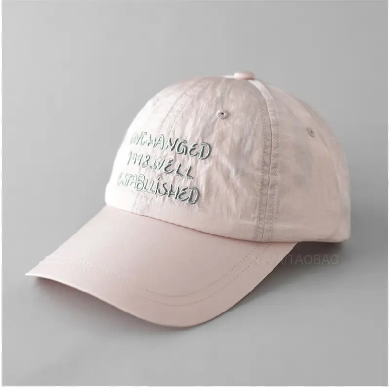 Black Korean-style Baseball Cap for Men Women