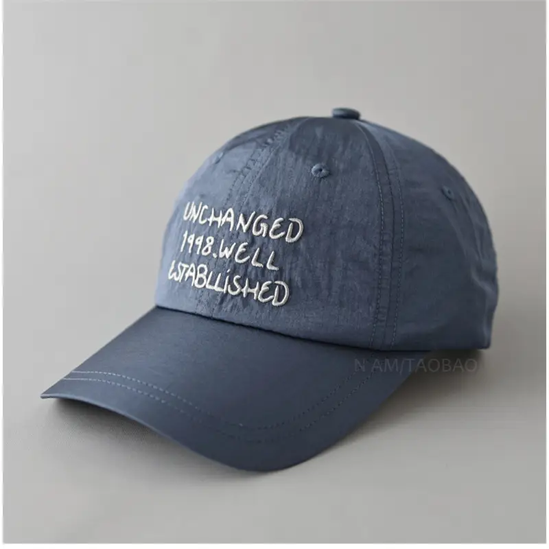 Black Korean-style Baseball Cap for Men Women