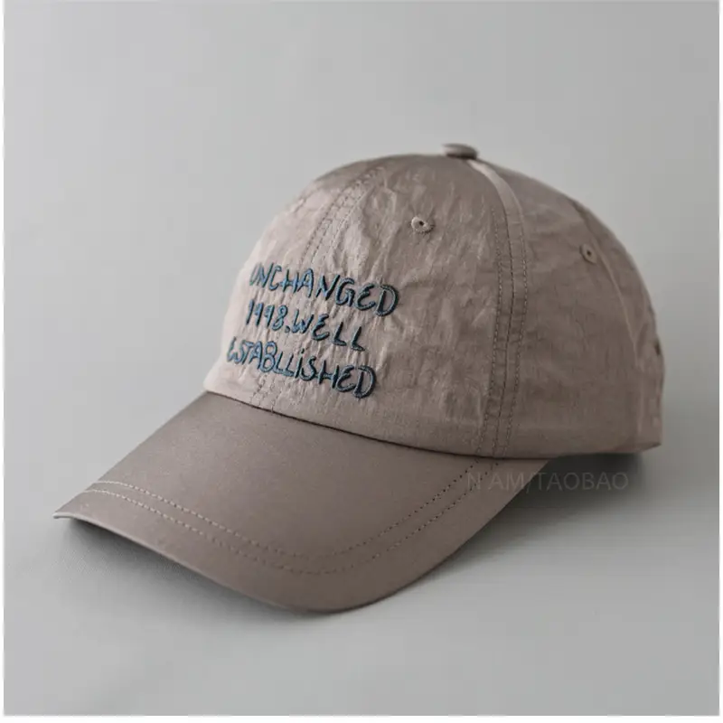 Black Korean-style Baseball Cap for Men Women