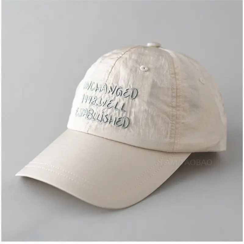 Black Korean-style Baseball Cap for Men Women