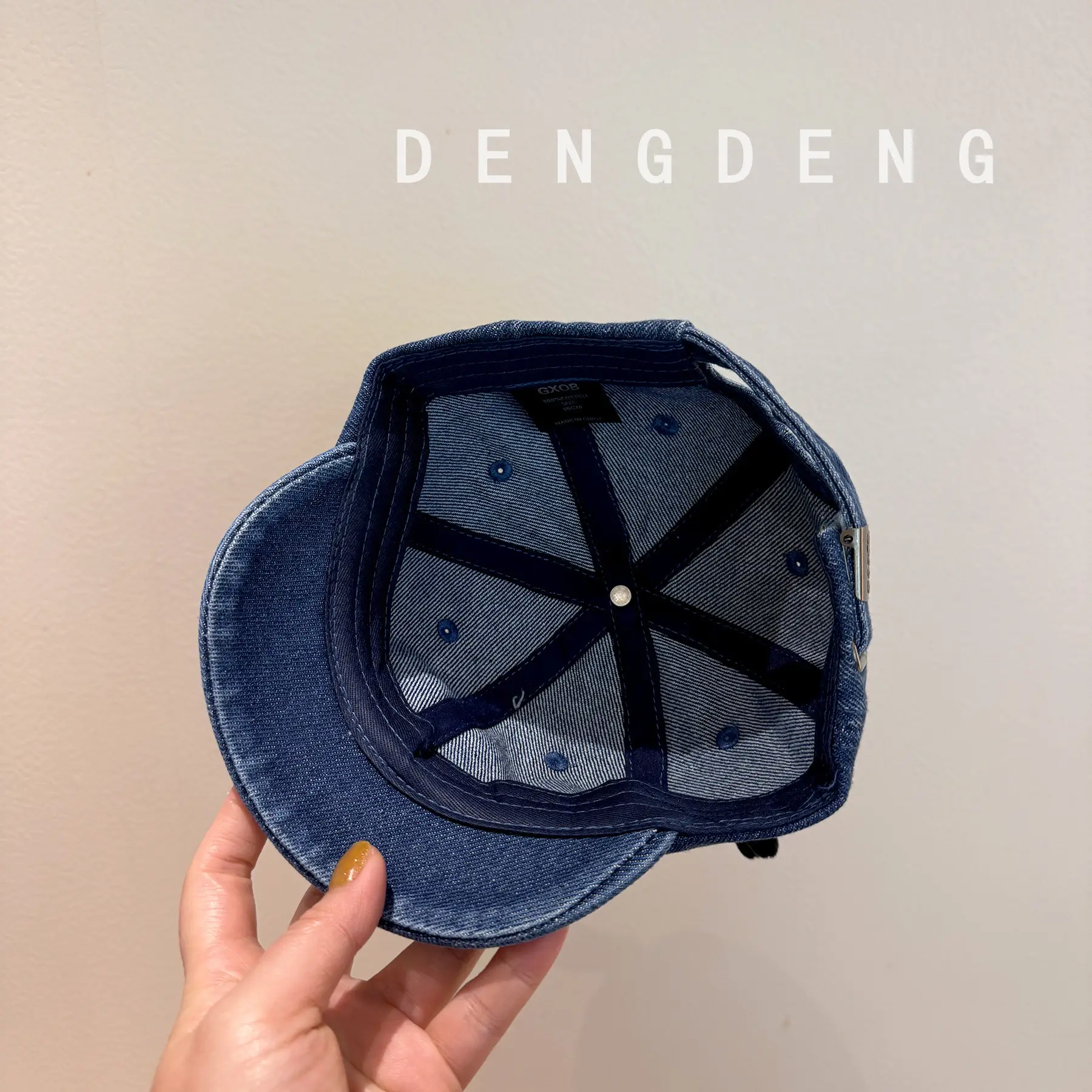 Cute Ghost Baby Cap for Boys Girls Super Cute Wash Denim — feature 6