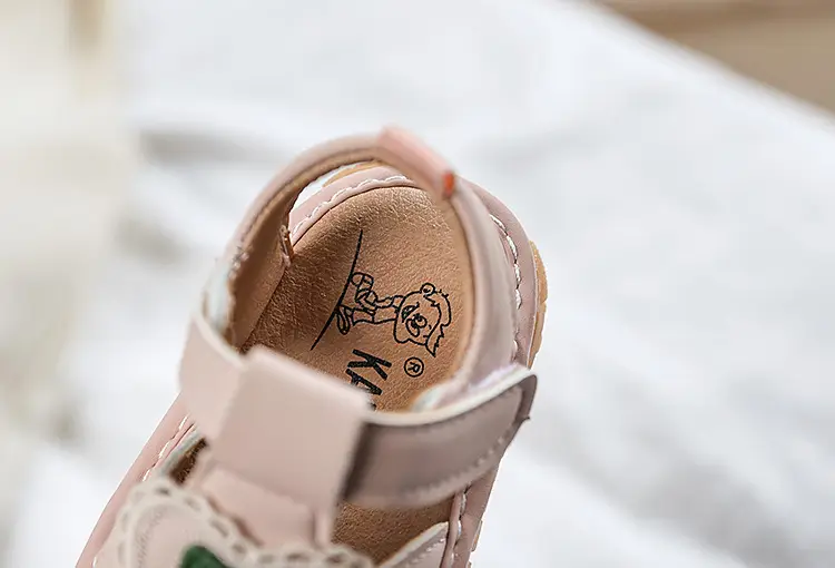 Princess Baby Sandals for Girls with Heart Embroidery — feature 11