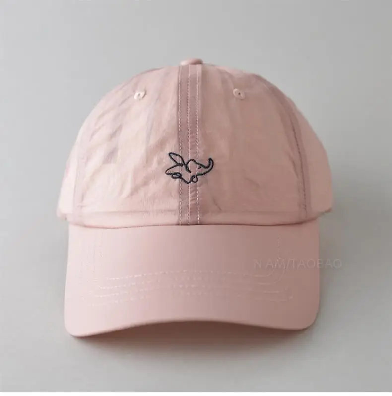 Women's Pink Cartoon Embroidered Baseball Cap — feature 13