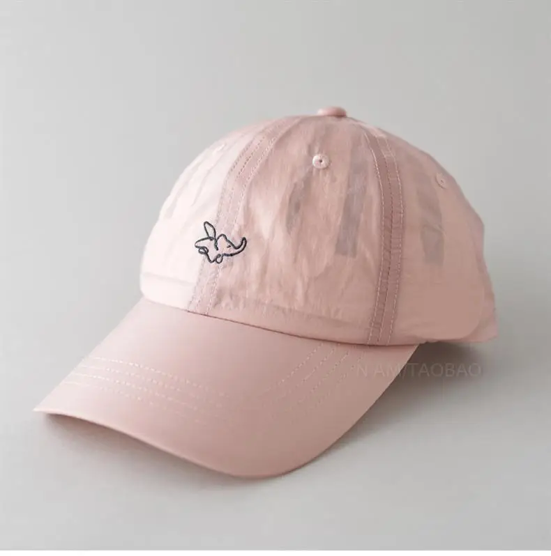 Women's Pink Cartoon Embroidered Baseball Cap — feature 2