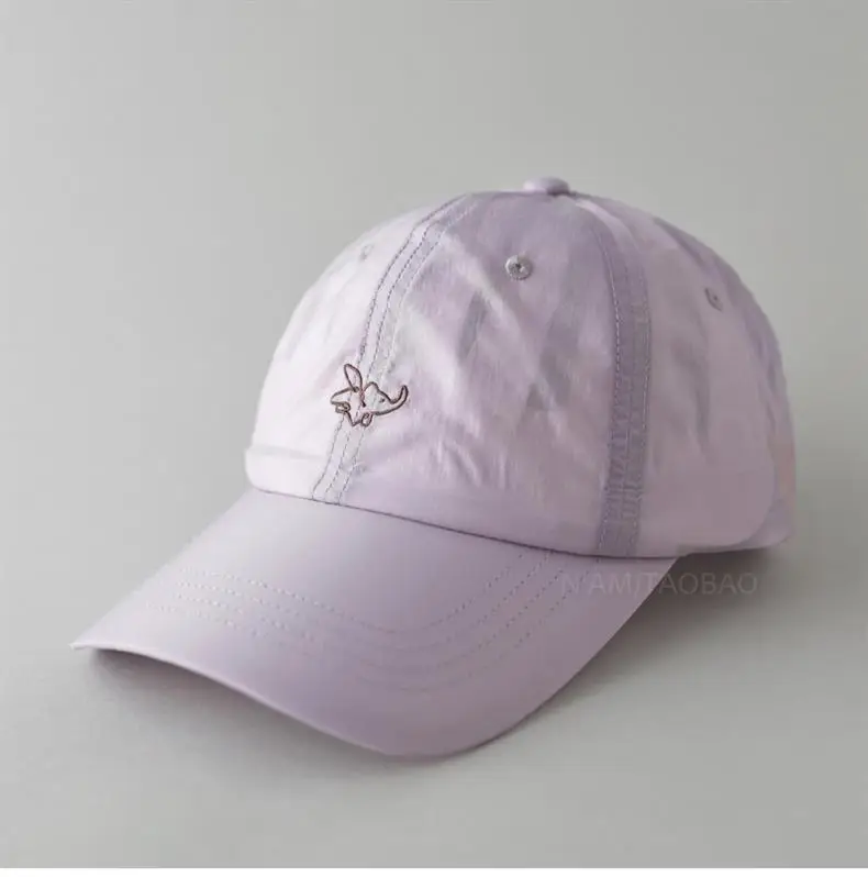 Women's Pink Cartoon Embroidered Baseball Cap — feature 4