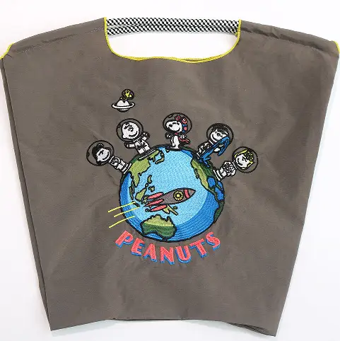 Black Embroidered Shoulder Bag for Women Autumn Winter