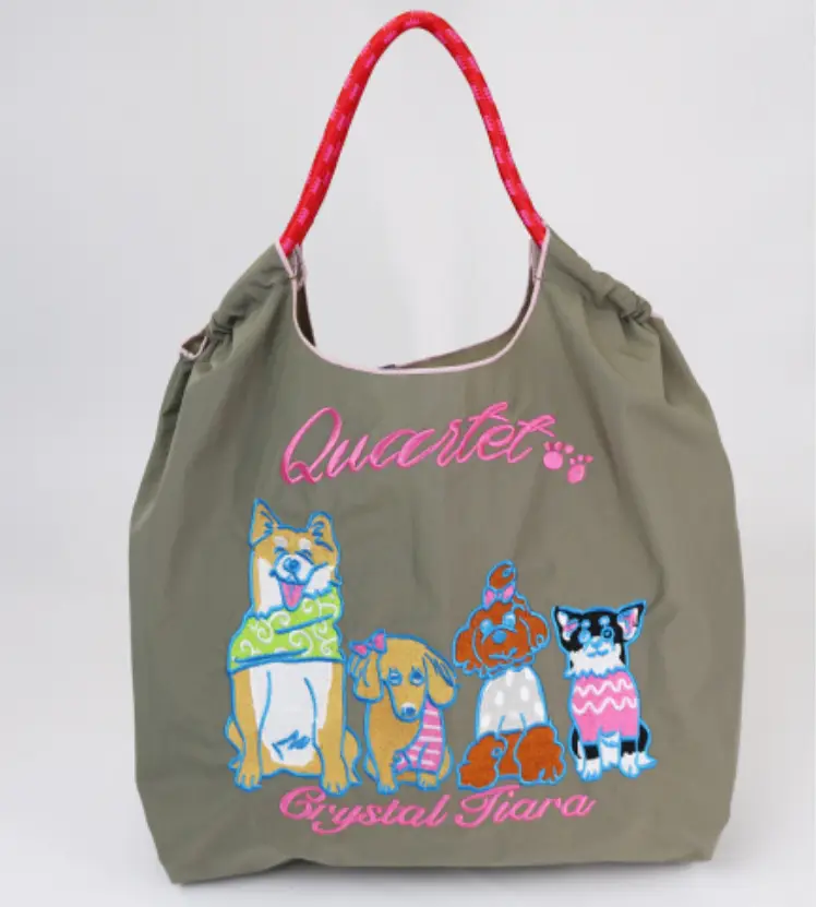Black Embroidered Shoulder Bag for Women Autumn Winter