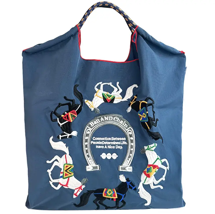 Black Embroidered Shoulder Bag for Women Autumn Winter