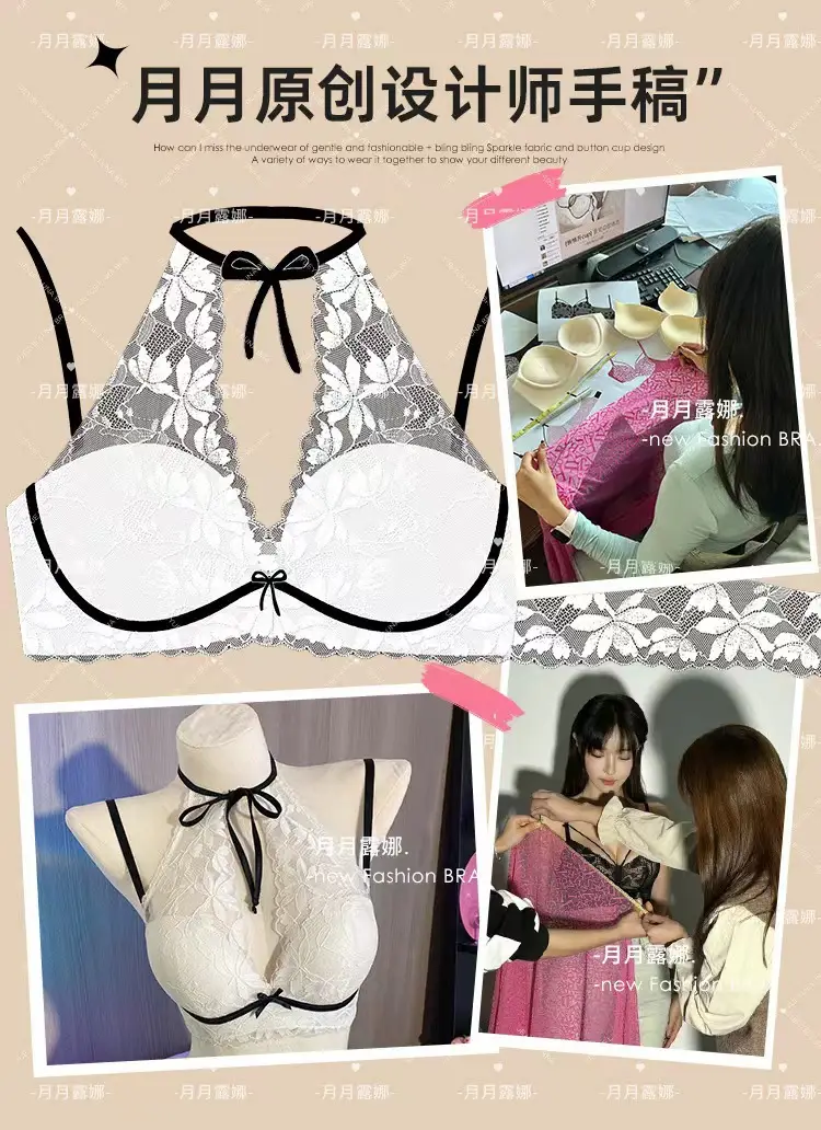 Women's Ultra-Thin Rabbit Ears Push Up Bra Adjustable — feature 4