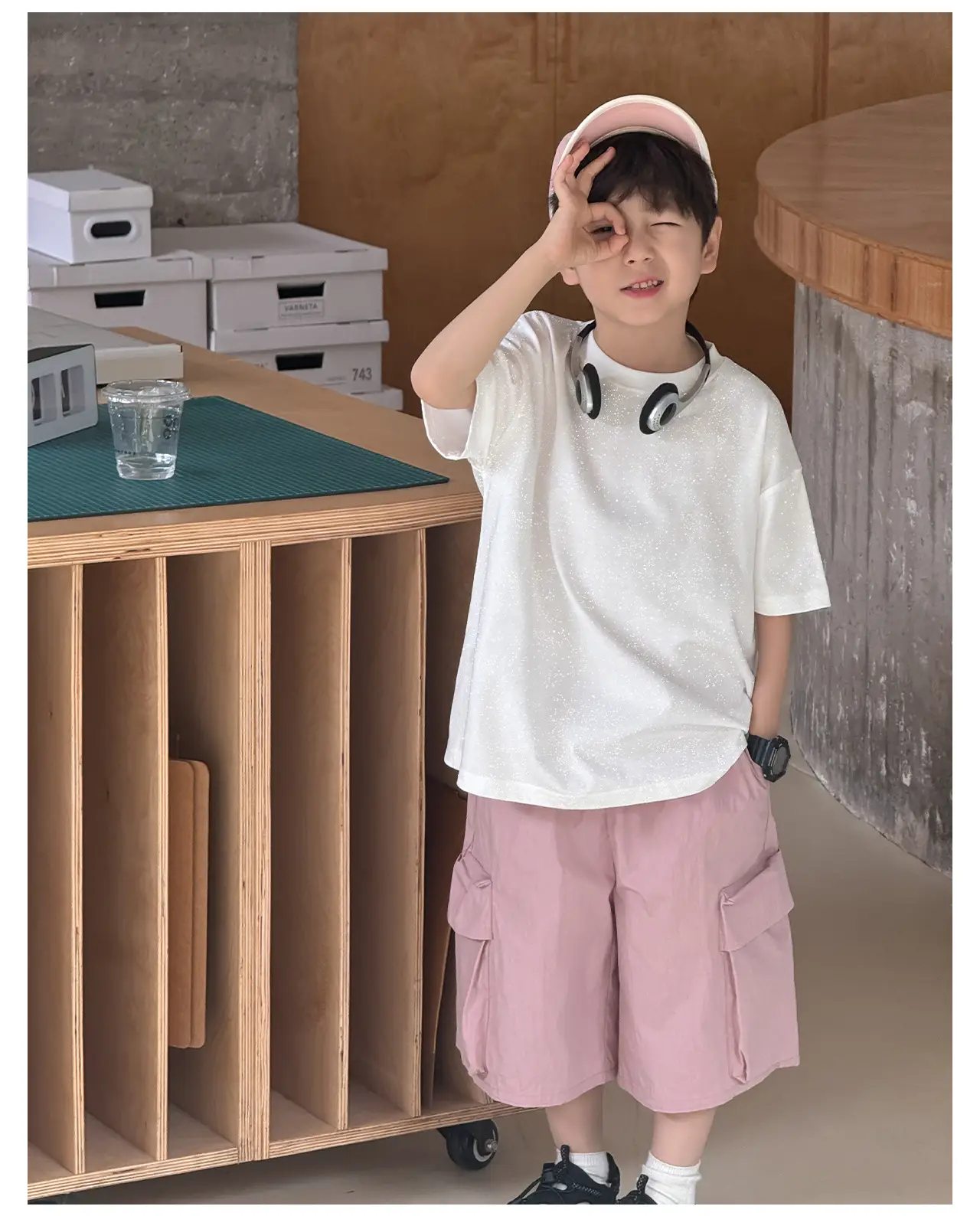 Children's 2025 Cool T-Shirt Silver All-match Short Sleeve — feature 25