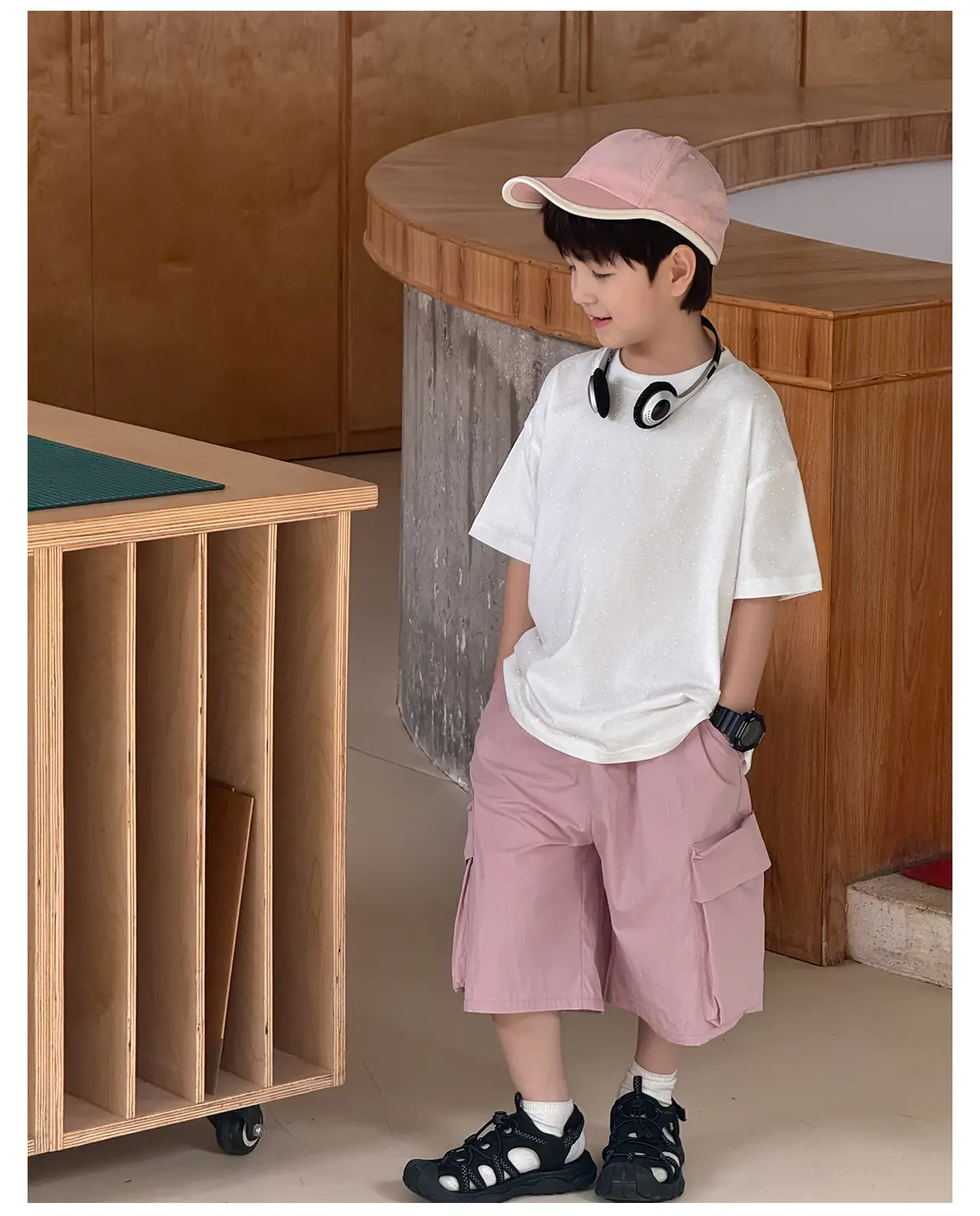 Children's 2025 Cool T-Shirt Silver All-match Short Sleeve — feature 27