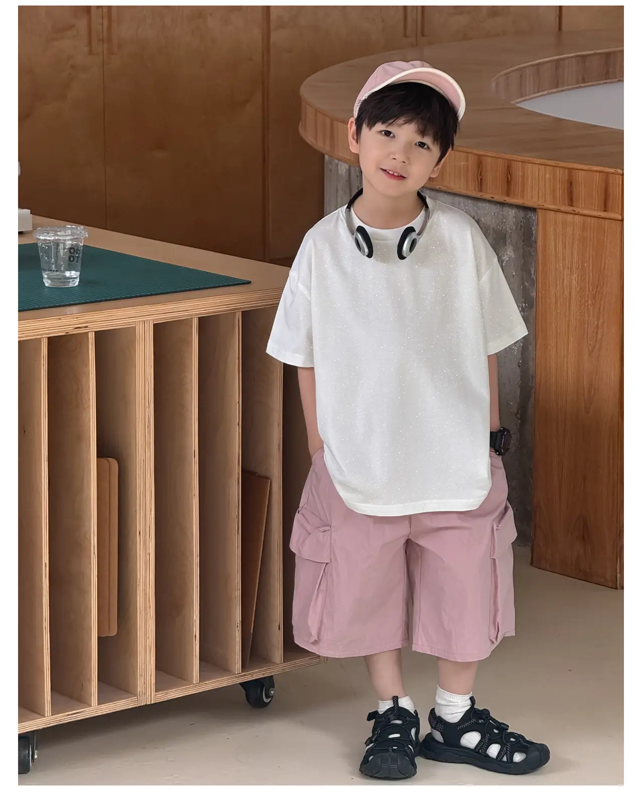 Children's 2025 Cool T-Shirt Silver All-match Short Sleeve — feature 28