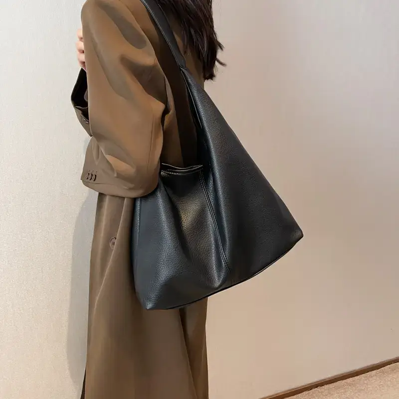 Brown Leather Bucket Bag for Women 2023 - Image 8