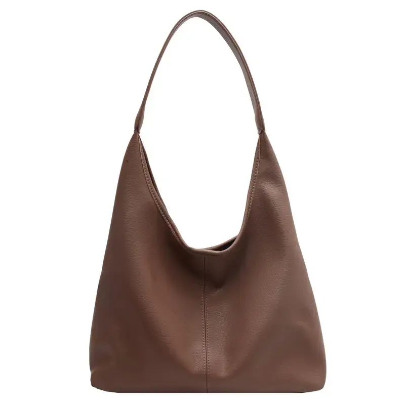 Brown Leather Bucket Bag for Women 2023 - Image 9