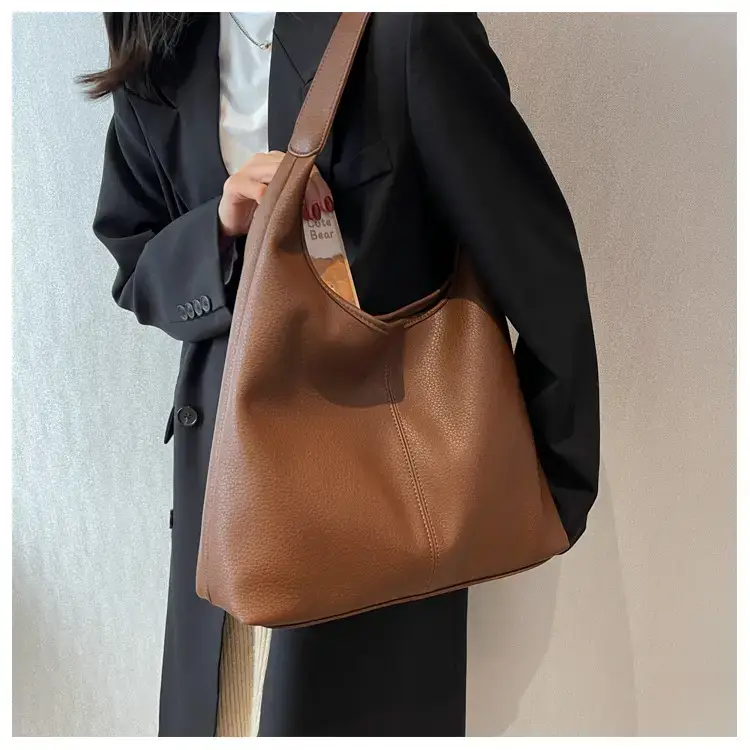 Brown Leather Bucket Bag for Women 2023 — feature 9