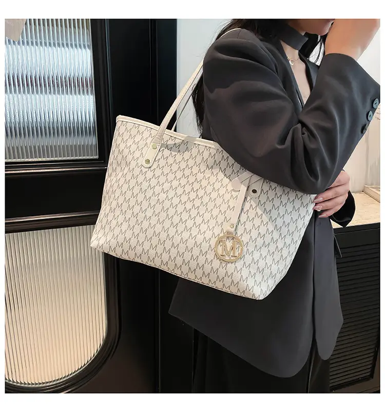 Vintage Printed Tote Bag Women Large Capacity Shoulder Bag — feature 11