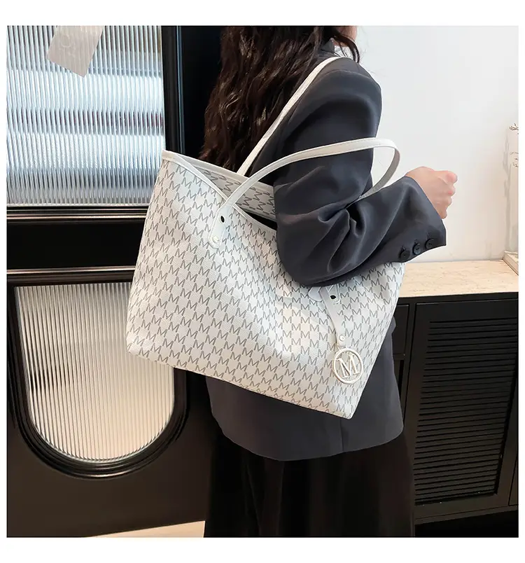 Vintage Printed Tote Bag Women Large Capacity Shoulder Bag — feature 12