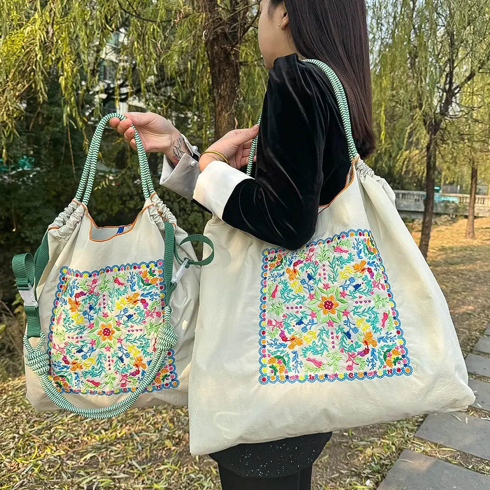 2025 Japanese Embroidered Tote Bag Women - Image 7