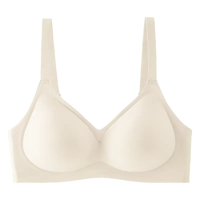 Non-Slip Non-Slip Underwear Small Chest Gathering Large Bra Non-fixed Cup Bra - Image 9