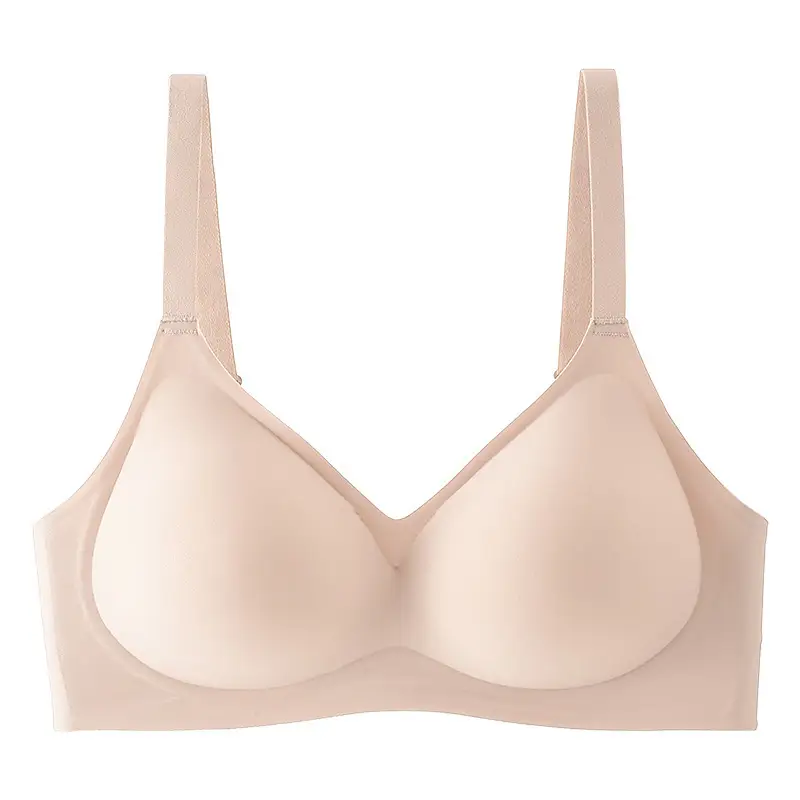 Non-Slip Non-Slip Underwear Small Chest Gathering Large Bra Non-fixed Cup Bra - Image 2