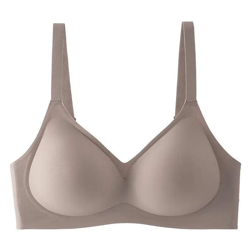 Non-Slip Non-Slip Underwear Small Chest Gathering Large Bra Non-fixed Cup Bra - Image 4