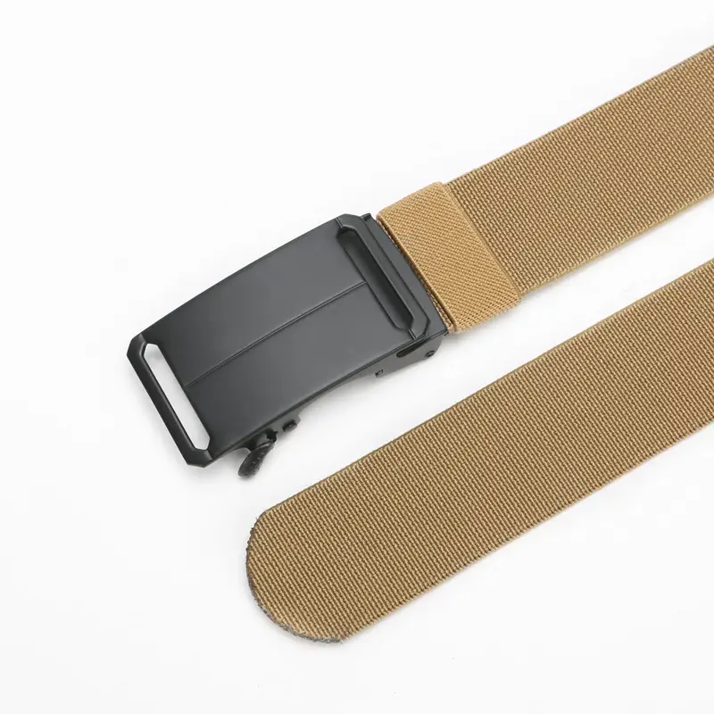 New Men's Navy Blue Punch-Free Tactical Belt