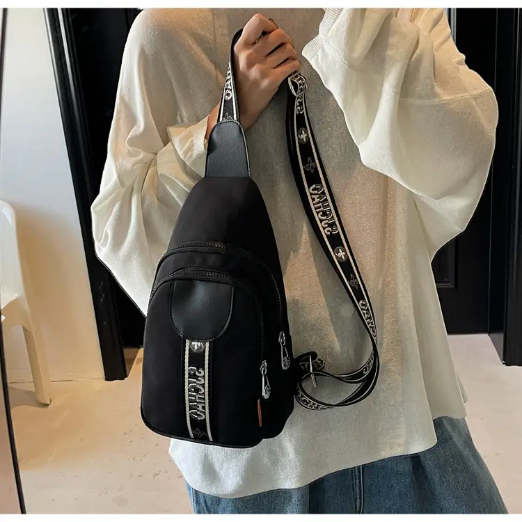 Women's Summer Nylon Crossbody Bag with Rainbow Design — feature 19