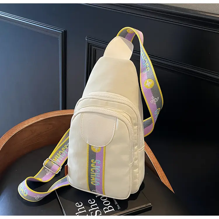 Women's Summer Nylon Crossbody Bag with Rainbow Design — feature 41