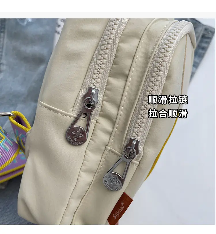 Women's Summer Nylon Crossbody Bag with Rainbow Design — feature 7