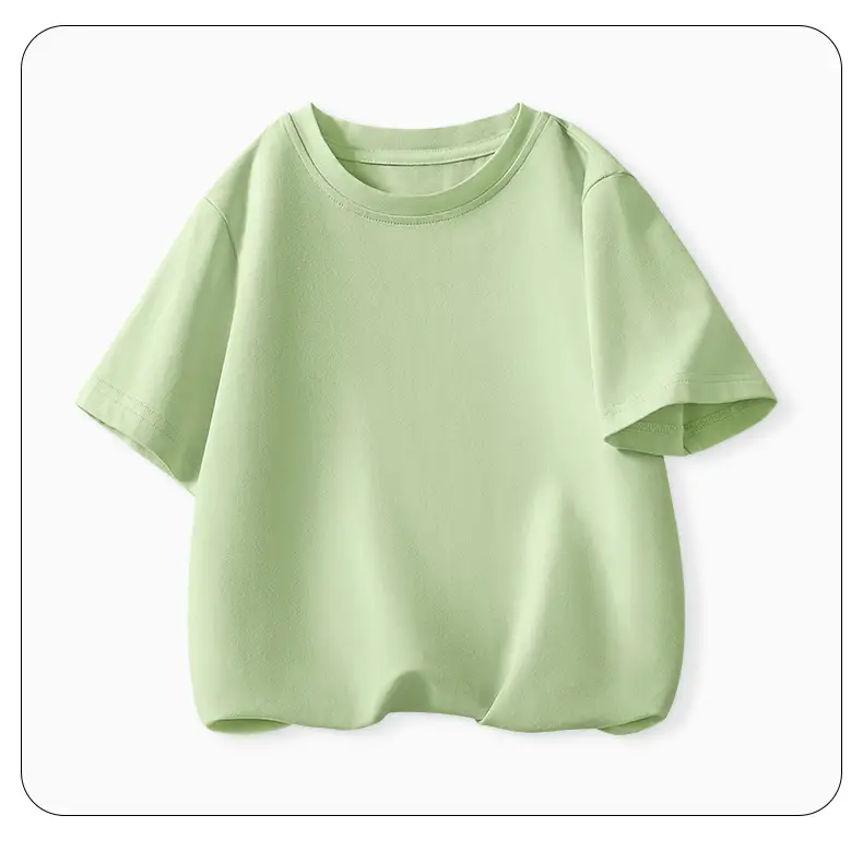 Children's 2025 Summer Crewneck T-Shirt Thin Sportswear — feature 8