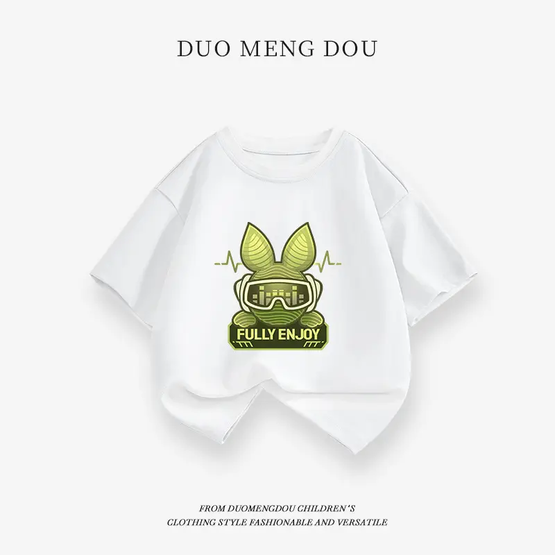 Children's 2025 Summer Crewneck T-Shirt Thin Sportswear - Image 10