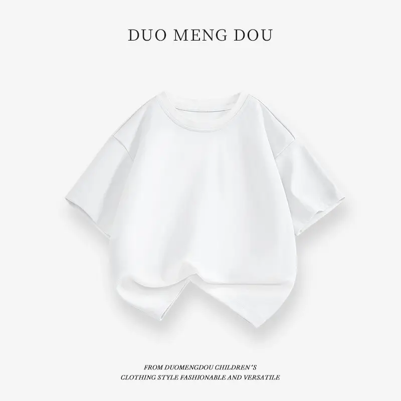 Children's 2025 Summer Crewneck T-Shirt Thin Sportswear - Image 12
