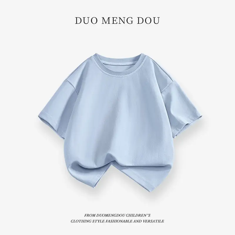 Children's 2025 Summer Crewneck T-Shirt Thin Sportswear - Image 13