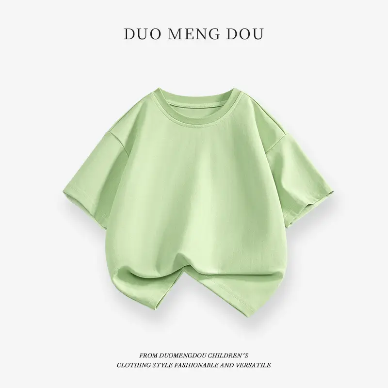Children's 2025 Summer Crewneck T-Shirt Thin Sportswear - Image 14