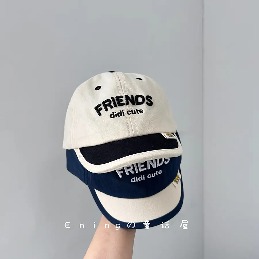 Blue Friends Cap for Boys Girls Summer Sun Hat