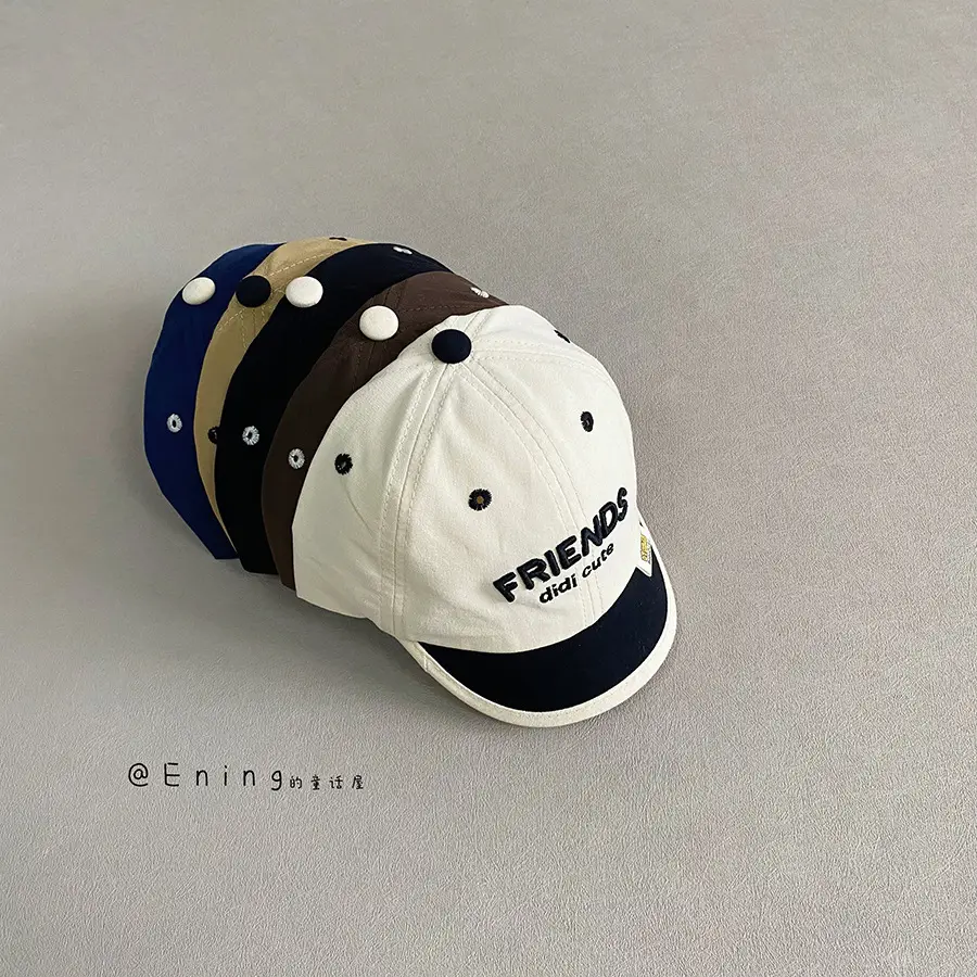 Blue Friends Cap for Boys Girls Summer Sun Hat