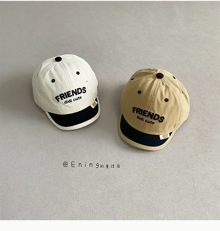 Blue Friends Cap for Boys Girls Summer Sun Hat — feature 10
