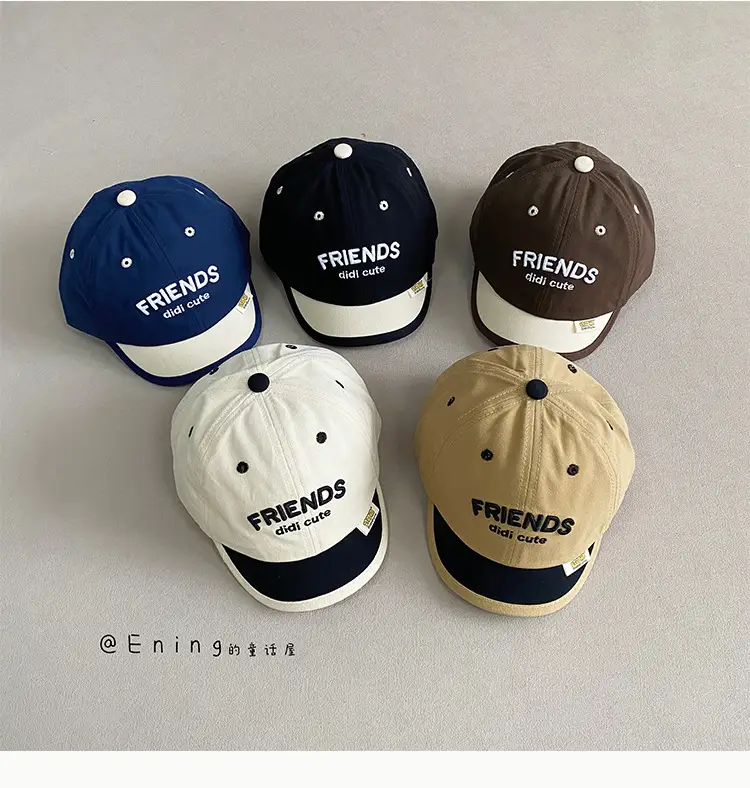 Blue Friends Cap for Boys Girls Summer Sun Hat — feature 11