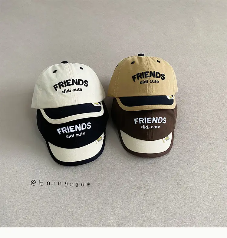 Blue Friends Cap for Boys Girls Summer Sun Hat — feature 12