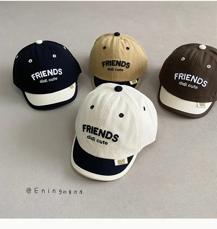 Blue Friends Cap for Boys Girls Summer Sun Hat — feature 13