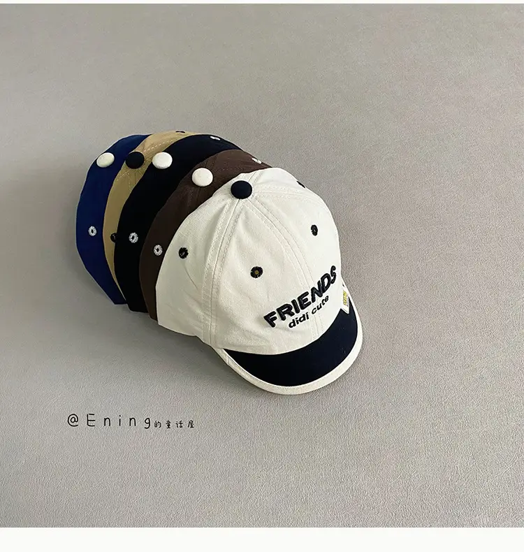 Blue Friends Cap for Boys Girls Summer Sun Hat — feature 6