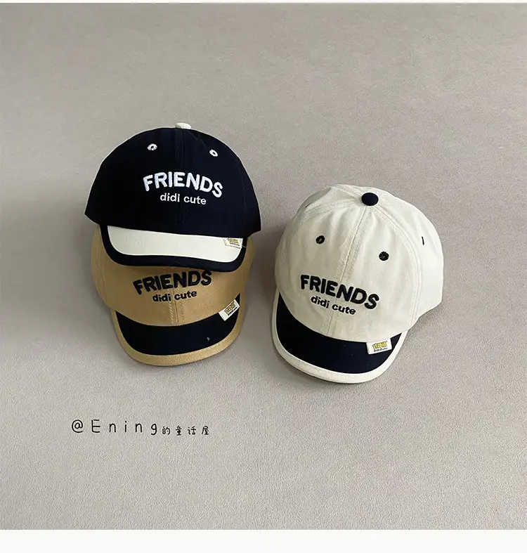 Blue Friends Cap for Boys Girls Summer Sun Hat — feature 8