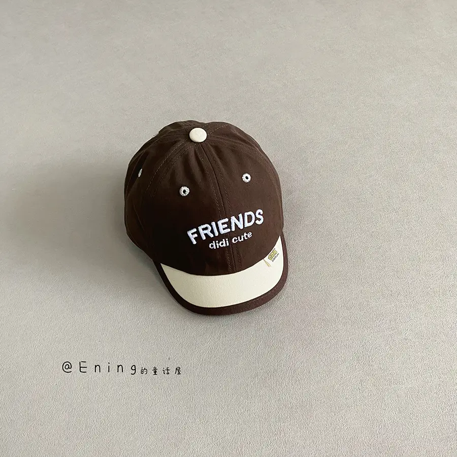 Blue Friends Cap for Boys Girls Summer Sun Hat