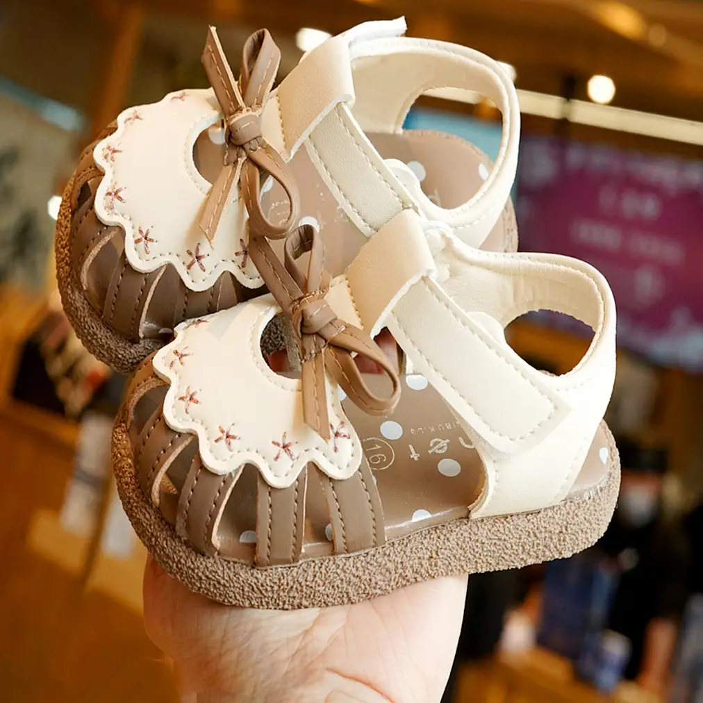 Toddler Sandals for Girls 1-2 Years Soft Sole Non-Slip